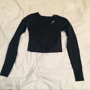 Gymshark long sleeve crop top